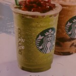 Red Bean and Matcha (green tea) frap! YES!!
